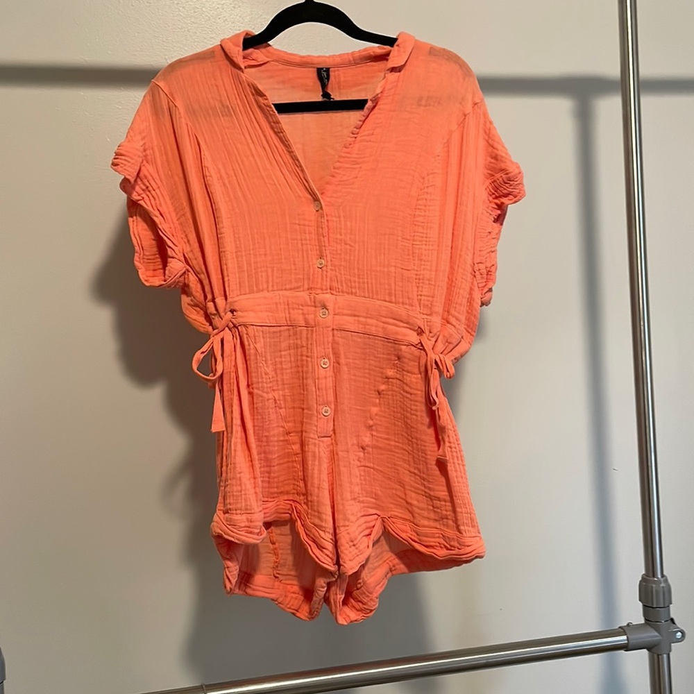 Urban Outfitters Linen Romper